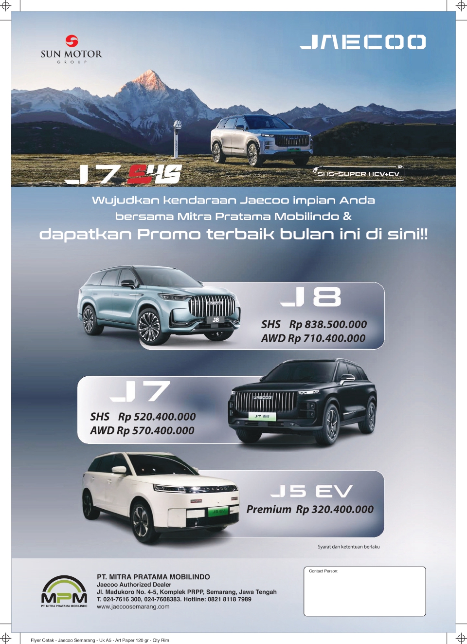 Promo JAECOO Semarang